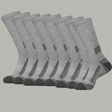 7双/套男士篮球运动中筒袜（多种颜色可选）