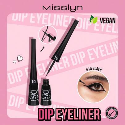  MISSLYN-Dip 眼线笔 1支装，液体眼线笔，持久眼线笔，顺滑眼线凝胶，防水防汗眼线凝胶，哑光眼线凝胶，防晕染眼线笔，滋养眼线笔，高显色度眼线笔，彩色液体眼线笔，Y2K 眼影，角色扮演，情人节，冬季