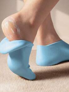 1pair Silicone Gel Moisturizing Socks For Foot Care, Prevent Cracking,Remove Dead Skin,Protective And Elastic Foot Care Socks - Nhiều màu - Xem 8