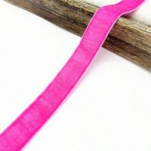 5 Yards X 20mm Colorful Single-Sided Flocked Ribbon, Flocked Ribbon For Bows, Gift Wrapping - 20mm Wide - View 15