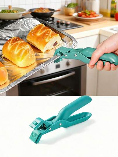 1PC Unisex Classic White & Red Kitchen Tongs Food- Silicone Material Non-Slip Lightweight Heat-Proof Tray/Bowl Lifting Daily Cooking Plate Taking/Festival Dinner Serving/Home Steaming Bowl Fetching/Baking Tray Clamping Silicone Heat-Resistant Kitchen Clip/Home Non-Slip Cooking Tong/Creative Bowl Lifter Mother's Day/Father's Day/Graduation Season Practical Kitchen Tool, Kitchen Essentials, Kitchen Gadgets, Home Decor, Kitchen Items, Kitchen, Valentine's Day
