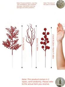 Christmas Glitter Berries Stems Artificial Red Berry Branches Holly Picks Stems Christmas Tree Ornaments For DIY Xmas Wreath Crafts Gifts Holiday Home Decor-Pink Christmas Glitter Needles Christmas Decorations Room Decor,Christmas Decorations, Wedding Scene Arrangements, Christmas Decor Home,Christmas Tree,Christmas Tree Decorations;