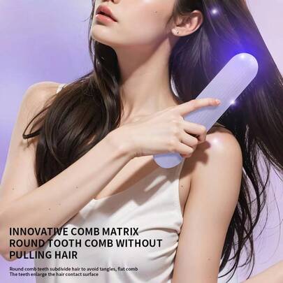 RAF Cepillo alisador eléctrico portátil con pantalla LCD de temperatura digital y iones negativos, herramienta multifuncional para alisar y rizar el cabello, adecuado para viajes al aire libre, uso doméstico y dormitorios estudiantiles, regalo para chicas