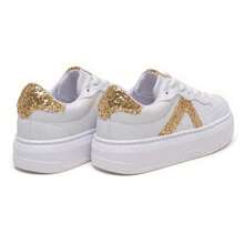 Modern, Soft, Comfortable, Versatile Casual Sneakers For Women, Teenagers, Blogger Style - Vàng - Xem 4
