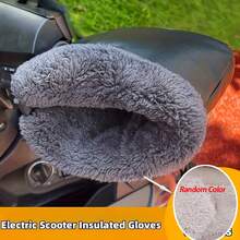 冬季保暖摩托车手套 - 重型 PU 加厚保暖，强力保暖摩托车手套，易于安装，适用于电动自行车、摩托车、踏板车，适合冬季全天候骑行，保持双手温暖并防止寒风侵袭，通用设计适用于大多数摩托车