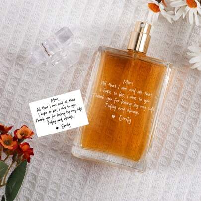 1 pieza Botella de perfume personalizada como regalo para mamá - Botella de perfume rellenable personalizada para mamá, regalo ideal para la madre de la novia, regalo de agradecimiento para el día de la boda