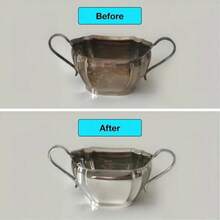 金银首饰抛光剂 - 戒指和手镯黄金焕新膏，除氧抛光，亮化保养。抛光并恢复银饰光泽 - 银氧化还原膏