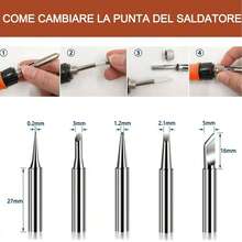 ILIBILIB HX5 90W Professional Soldering Iron 110V-240V With Sleep Mode, LCD Display & Precise Temperature Control (180-500°C, ±1°C) - Includes 5 Interchangeable Tips, 18g Solder Wire, Stand, Sponge & Solder Wick