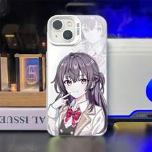 Funda de Teléfono 2D Aiyi Compañero Zhou Fang Yuxi Compatible con Apple 16 Funda IMD Color Plata  15  M - Plateado - Ver 8