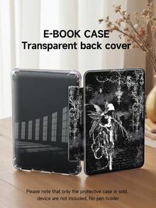 哥特式深色风格保护壳，兼容 iPad 10.2 英寸 2021/2020 iPad 第 9/8 代，兼容三星 Galaxy Tab A8 10.5 英寸 2022，兼容华为 Matepad 10.4/Tab，带笔架，支持自动睡眠/唤醒盖，时尚保护壳 - 彩色 - 查看 10