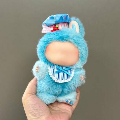 17 Cm Doll Clothing Set,Compatible With Labubu,Clothing Set Suitable For 6.7-Inch Doll Set, Fashionable And Unique Chef Hat+Apron Set , Suitable For First/Second/Third Generation Dolls To Play And Display ,Clothing Set Only,(Excluding Dolls)