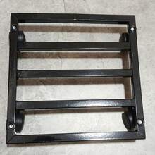 1pc Heavy Duty Metal Plant Cart With Lockable Wheels - 10" And 12" Square Racks, Suitable For Indoor/Outdoor Use, Outdoor Garden Shelving Cart