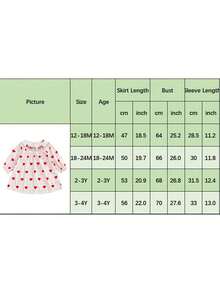 Toddler Girl Valentines Day Smocked Dress Mamas Girl Embroidery Plaid Heart Print Long Sleeve Princess Dress Kids Spring Outfit - 紅色 - 查看 9