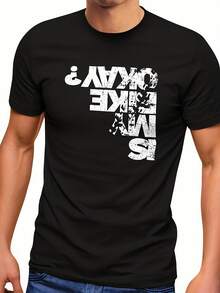 S T-Shirt Bicycle Sayings Is My Bike Okay Ironically Funny MTB Cyclist- - 款式27 - 查看 1