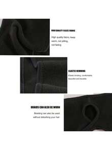 1 Piece Outdoor Sports Sweat-Absorbing Warm Headband, Cold Weather Ear Warming Headband, Suitable For Autumn And Winter, Unisex