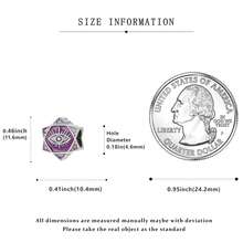 S925 Silber-plattierte Böser Blick Perlen Accessoires, personalisierter Glücksbringer zum Selbermachen, ein Geschenk voller Schutzwirkung, lässt dich einen einzigartigen, mysteriösen und modischen Stil tragen. Geeignet für Halloween, Weihnachten