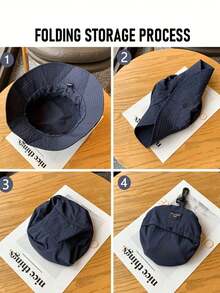 1 peça à prova d'água, de secagem rápida, chapéu de pescador, chapéu de escalada ao ar livre, chapéu de sol