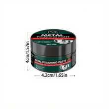 Metal Polish Paste - Stainless Steel Cookware Renewal, Bathroom Shower Chrome Fixture Deoxidation And Renewal, Suitable For Stove, Range Hood, Pots And Sinks, Easily Removes Rust Stains And Grease - 1 Piece + Sponge - View 9