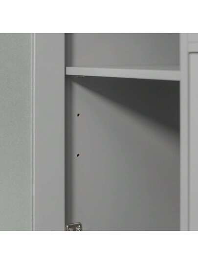 SoBuy Sideboard On Wheels Kitchen Trolley Microwave Cabinet Storage Dresser Approx. 88.5 89 40 Cm FSB78 view 6