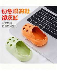 1 Stück süßer Aschenbecher mit Löchern, Kunststoff Aschenbecher für Büro, Zuhause, Wohnzimmer, Couchtisch, Influencer, Anti-Asche, kreatives Raucher-Accessoire, Fotografie-Requisite, Dekorationsartikel, Geschenk zu Feiertagen