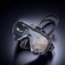 Adult, One-Piece Tempered Glass, Anti-Fog And Waterproof, Suitable Outdoor Sports, Sports, Swimming. - Black - View 10