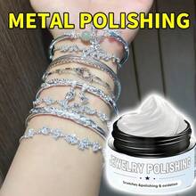 金银首饰抛光剂 - 戒指和手镯黄金焕新膏，除氧抛光，亮化保养。抛光并恢复银饰光泽 - 银氧化还原膏