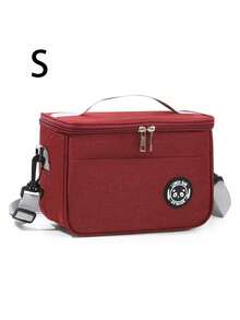 New Portable Lunch Bag Food Thermal Box Waterproof Office Cooler Lunchbox With Shoulder Strap Insulated Case,Large-Capacity Travel Hand-Held Shoulder Strap Insulated Bag, Lunch Box Bag, Student Thickened Waterproof Lunch Bag, Fresh-Keeping Aluminum Foil Picnic Bag