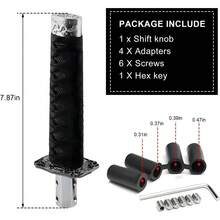 Samurai Sword Shift Kb, Automotive Katana Manual Transmission Gear Shift Handle, Universal Aluminum Alloy Stick Shift Kb For Most Manual Vehicles, Car Accessories (Black) - 紅色 - 查看 2
