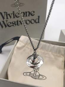 Vivienne Westwood New Petite Orb Pendant Necklace - Silver - View 1