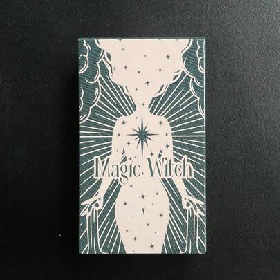 Juego de cartas de tarot de bruja mágica para adivinación, juego de entretenimiento para reuniones familiares y fiestas