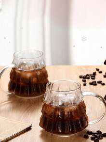 1pc Christmas Tree Glass Cup, Minimalist Coffee Cup, Exquisitely Crafted, Suitable For Home Decor Coffee Cups, Christmas Party Tableware, Gift-Giving Presents, Festive Decorations. - Multicolor - View 10