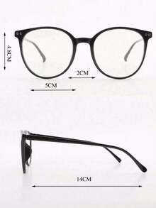 半副眼镜，防止视觉疲劳，适用于电脑、电视、游戏、智能手机，透明镜片时尚眼镜 - 2pc25白+黑 - 查看 6