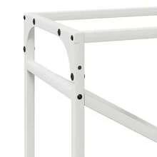 vidaXL Portaboschi da stufa bianco 60x25x100 cm