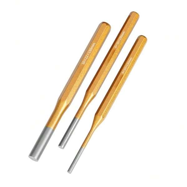 1 peça 2/3/4/5/6/8/10 mm Punção de latão 150 mm Pino de rolo Punção Removedor de ferramenta Cinzel cone de alta resistência Punção para manutenção de máquinas