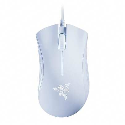 RAZER DeathAdder Essential Gaming Mouse - Wired, Performance, Designed For Right-Handed Use (White)