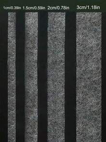 1/6 rollo de cinta de dobladillo sin coser que se puede planchar, adecuada para pantalones, camisas, chaquetas, faldas, calcetines y otras prendas de vestir, también se puede usar para manualidades DIY. Cinta adhesiva doble cara negra y blanca, lavable, cinta de pegamento termofusible, revestimiento doble cara, cinta de acabado sin costuras, aplicable para alteración de ropa, vaqueros, vestidos - Multicolor - Ver 6