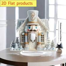 Decoração de casa estilo quebra-nozes boêmio, item decorativo multifuncional, design de biscoito de gengibre