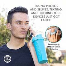 Phone Grip Holder Compatible With IPhone, Android Phone, Gift For Birthday, Family, Friends Gifts Birthday Push-Pull Phone Grip Phone Holder - As Pic - View 4