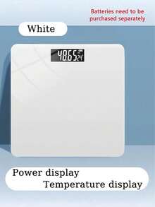 1 Piece Compact Small Size Digital Body Weight Scale For Home Use Battery Operated High Precision Accurate Weighing Function Clear LCD Display Lightweight Sleek Design Easy To Store And Use Suitable For Adults Daily Fitness Weight Monitoring Ideal For Housewarming Gifts And Personal Health Management Home Essentials Must Have Weight Measuring Tool