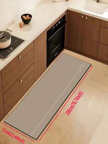[HOT!!!]1pc Soft Rubber Kitchen Mat, 3.5mm Thick Kitchen Rug, Solid Color Cartoon Cat Minimalist & Cute Style Kitchen Absorbent Mat, Large Carpet That Can Be Self-Cut To Fit Kitchen Size, Surface Fabric Material, Middle Sponge Layer, Bottom Rubber Layer, Suitable For Kitchen Rugs, Kitchen Decor, Wedding Decor, Home Decor, Bathroom Mat, Entryway Mat, Laundry Room Mat, Hallway Carpet, Living Room Mat, Etc. - Multicolor - View 16