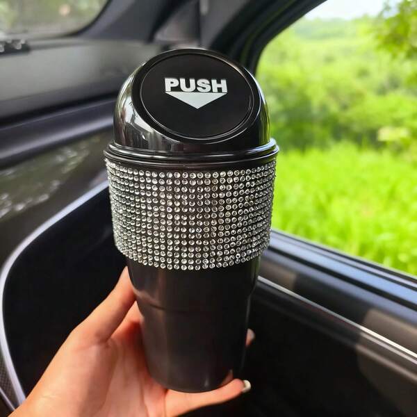 Poubelle de porte latérale de voiture, poubelle de voiture triangulaire, mini seau de rangement de voiture, seau de rangement à l'intérieur de la voiture.