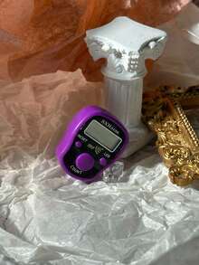 1pc-6pcs LED Luminous Signal 3-Button Mini Counter, Luminous Electronic Digital Display Wearable Finger Ring Manual Tally Counter, People Flow Counter, Manual Mechanical Counting Device, Clicker Counter, Tally Counter - Multicolor - View 4