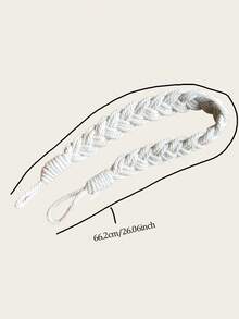 Chặn cửa kiểu cổ điển - Miếng chặn cửa chắc chắn, lắp đặt không cần dụng cụ, rào chắn cửa trang nhã cho nhà/văn phòng, bảo vệ sàn/tường, kẹp cửa trang trí dùng trong nhà/ngoài trời - Chất liệu polyester bền chắc, màu xám/trắng. - Nhiều màu - Xem 4