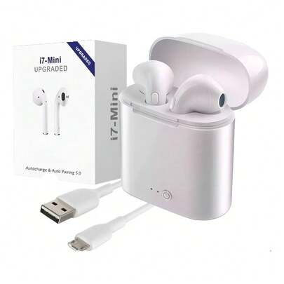 Fone Sem Fio i7mini Tws Bluetooth 5.0 Com Microfone