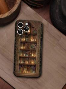 1 pieza Funda de teléfono personalizada con patrón de estantería de mago, gruesa y a prueba de golpes, compatible con iPhone 17/17 Pro/17 Pro Max, 16/16 Pro/16 Plus/16 Pro Max, 15 Pro Max, Apple P13, P14, P11, P12, XS, XR, 7/8, 7/8 Plus, A50, A12, A32, A52, A72, A51, A21S, A13, A14, S22 Ultra, S23, A33, A53, S20 FE, Redmi 11 Youth, 12 Pro, 12/12X, Note 11, 9A, 9C, Poco X3 NFC, Redmi 10, Redmi 9, Note 9, 12C, Note 11 Pro, Redmi 10C, Note 8 Pro