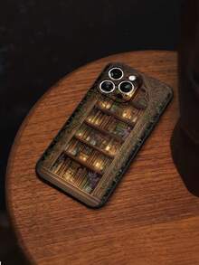 1 pieza Funda de teléfono personalizada con patrón de estantería de mago, gruesa y a prueba de golpes, compatible con iPhone 17/17 Pro/17 Pro Max, 16/16 Pro/16 Plus/16 Pro Max, 15 Pro Max, Apple P13, P14, P11, P12, XS, XR, 7/8, 7/8 Plus, A50, A12, A32, A52, A72, A51, A21S, A13, A14, S22 Ultra, S23, A33, A53, S20 FE, Redmi 11 Youth, 12 Pro, 12/12X, Note 11, 9A, 9C, Poco X3 NFC, Redmi 10, Redmi 9, Note 9, 12C, Note 11 Pro, Redmi 10C, Note 8 Pro