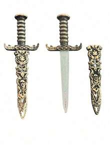 1 pieza Espada broadsword de arma vikinga medieval, decoración de disfraz de Halloween para amigos