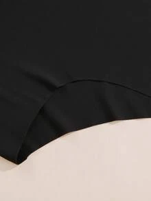 Aofeiqike 6 件高腰加大码女式三角裤，性感无缝透气冰丝内裤，舒适柔软低腰内裤 - 彩色 - 查看 5