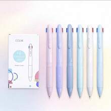 colnk Set de 1 pieza/2 piezas/4 piezas/6 piezas de bolígrafos de estilo europeo y americano, color aleatorio - Multicolor - Ver 7