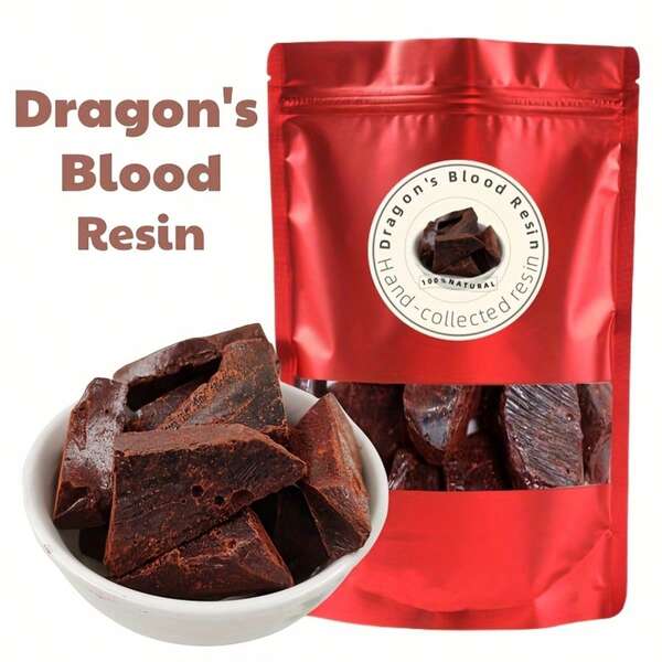 20g/50g/100g/150g Resina de árbol de sangre de dragón natural de alta calidad - Ideal para yoga, meditación y purificación del aire, ingrediente DIY, incienso de yoga | Resina natural | Planta aromática, fragancia de resina vegetal, apta para yoga, meditación, purificación del aire y talla grande